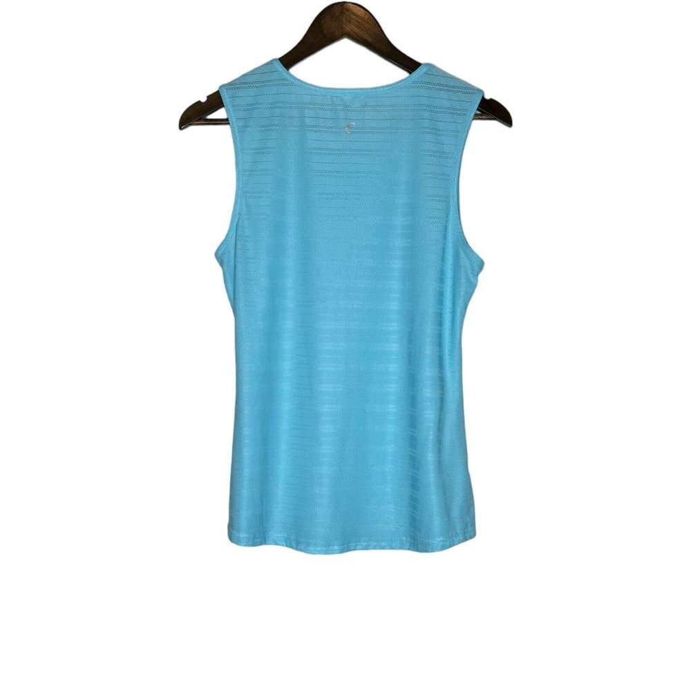 Zyia Active Women's Light Blue Sky Luxe Athletic Muscle Tank Top Size Small - Picture 2 of 6